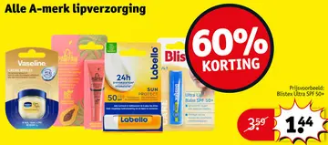 Aanbieding: Alle A-merk lipverzorging