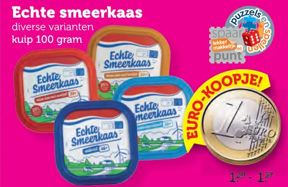 Aanbieding: Echte smeerkaas