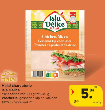 Promotie: Halal charcuterie