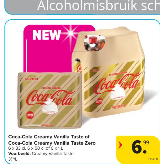 Promotie: Creamy Vanilla Taste of Creamy Vanilla Taste Zero