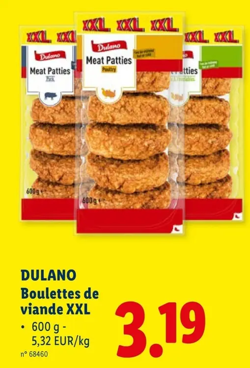 Offre: Boulettes de viande XXL