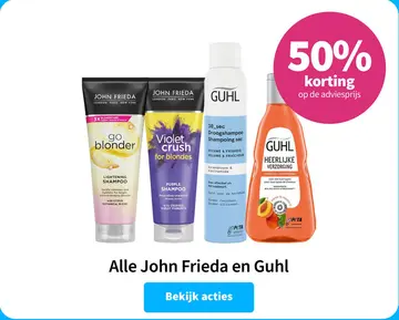 Aanbieding: John Frieda en Guhl
