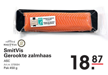 Aanbieding: SmitVis Gerookte zalmhaas