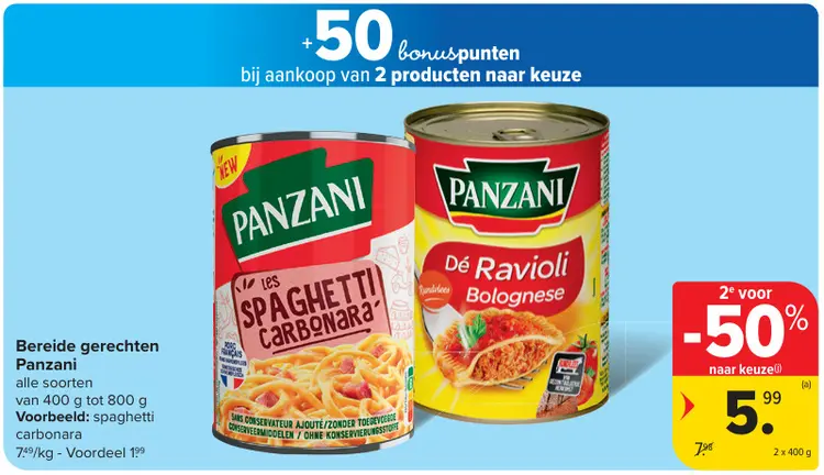 Aanbieding: Bereide gerechten