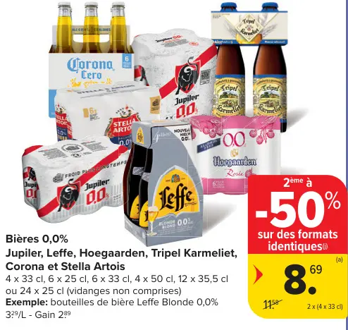 Offre: Bières 0,0%