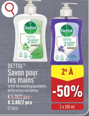 Offre: Savon pour les mains