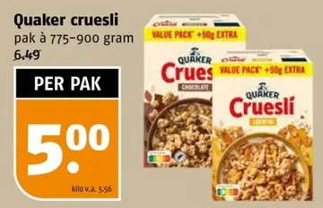 Aanbieding: Quaker cruesli