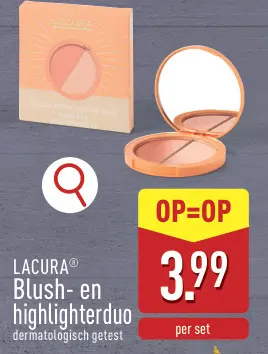 Aanbieding: Blush- en highlighterduo