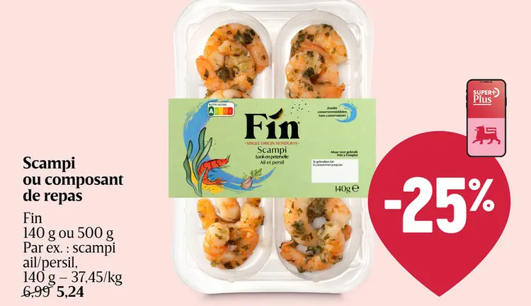 Offre: Scampi