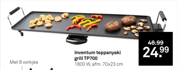 Aanbieding: teppanyaki grill TP700