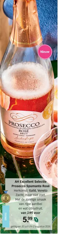 Aanbieding: AH Excellent Selectie Prosecco Spumante Rosé
