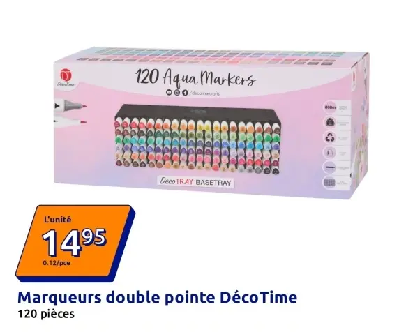 Offre: Marqueurs double pointe