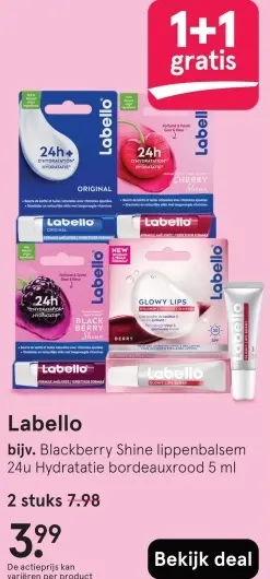Aanbieding: Labello Blackberry Shine lippenbalsem