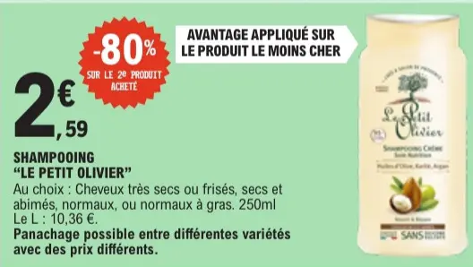 Promotie: Shampooing