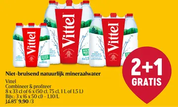 Aanbieding: Niet-bruisend natuurlijk mineraalwater