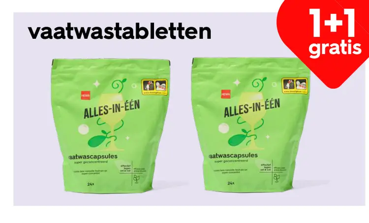 Promotie: Vaatwastabletten