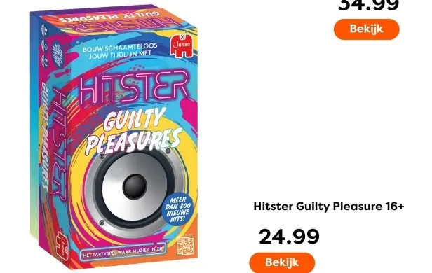 Aanbieding: Hitster Guilty Pleasure 16+