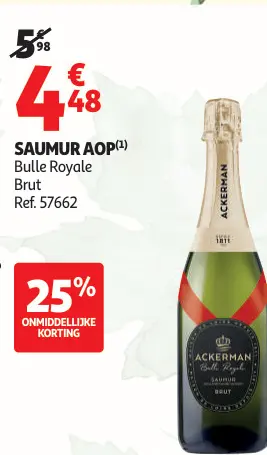 Promotie: Bulle Royale Saumur AOP Bulle Royale Brut