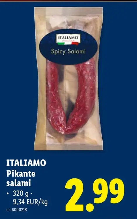 Promotie: Pikante salami