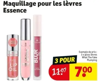 Offre: Maquillage pour les lèvres