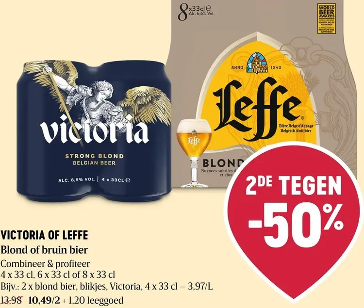Promotie: Blond of bruin bier