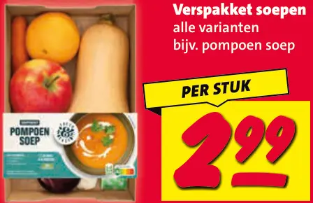 Aanbieding: Verspakket soepen pompoen soep