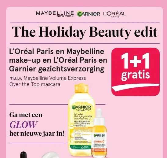Aanbieding: L'oreal Paris en Maybelline make-up en L'oreal Paris en Garnier gezichtsverzorging