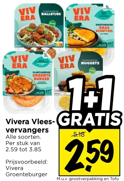 Aanbieding: Vleesvervangers