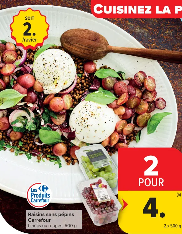 Offre: Raisins sans pépins