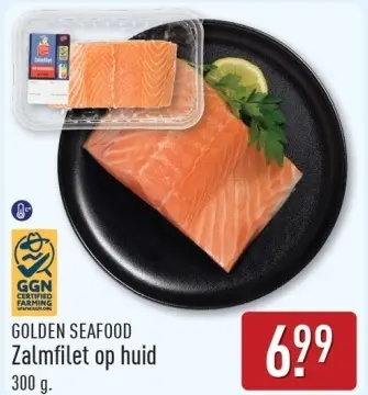 Aanbieding: Zalmfilet op huid