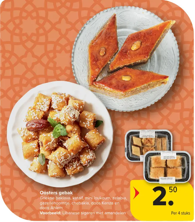 Promotie: Oosters gebak