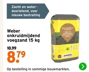 Aanbieding: Weber onkruidmijdend voegzand
