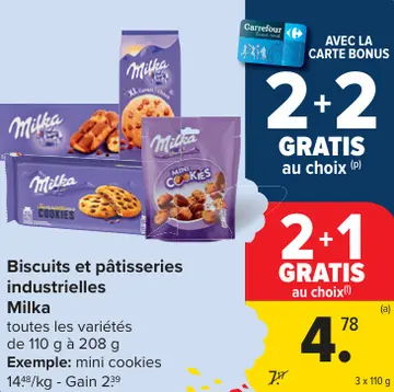 Offre: Biscuits et pâtisseries industrielles