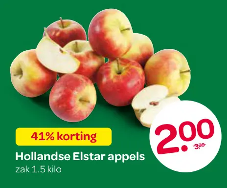 Aanbieding: Hollandse Elstar appels