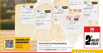 Aanbieding: Franse kazen in vershoudverpakking