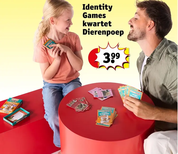 Aanbieding: Identity Games kwartet Dierenpoep