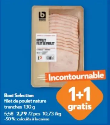 Offre: Filet de poulet nature