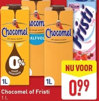 Aanbieding: Chocomel of Fristi