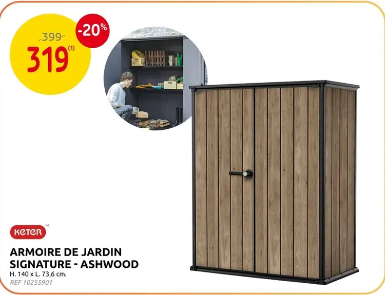 Offre: Armoire de jardin signature - ashwood
