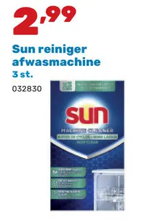 Promotie: Reiniger afwasmachine