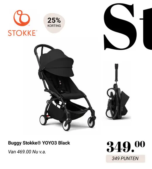 Aanbieding: Buggy YOYO3 Black