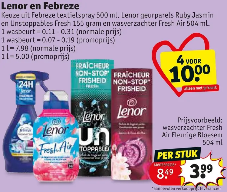 Promotie: Lenor en Febreze
