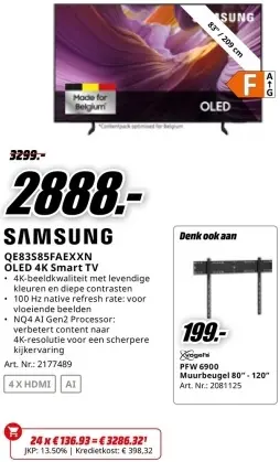 Aanbieding: OLED 4K Smart TV