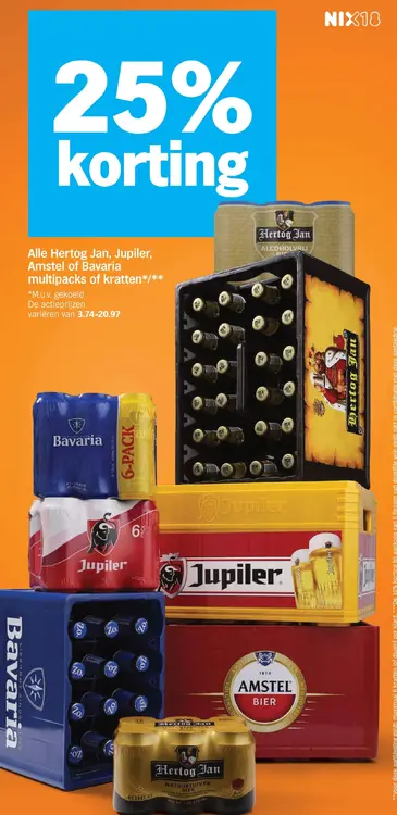 Aanbieding: Multipacks of kratten