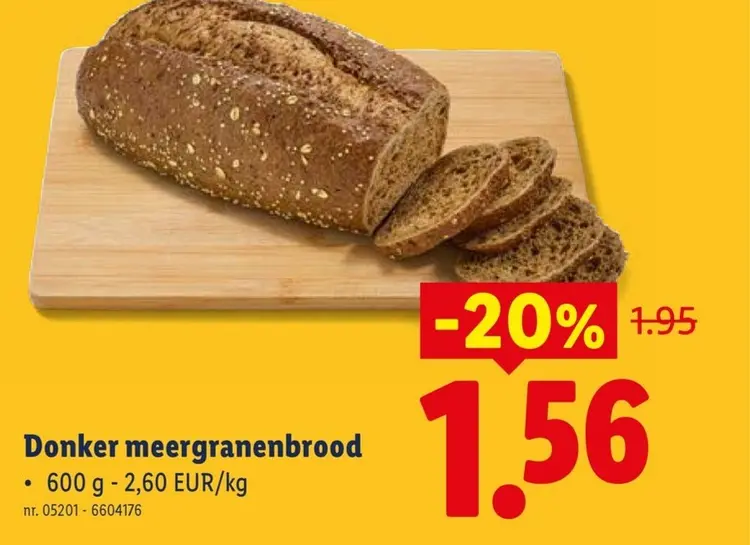 Promotie: Donker meergranenbrood