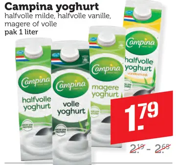 Aanbieding: Campina yoghurt