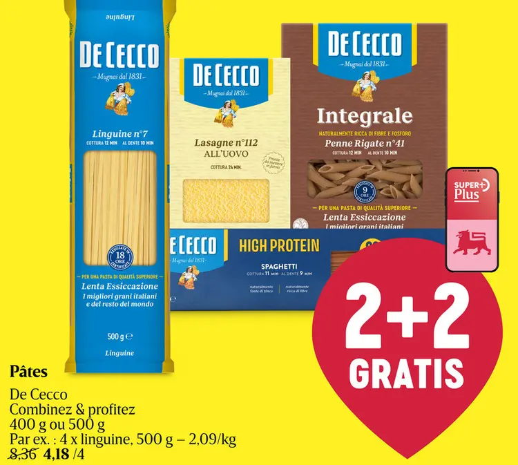 Offre: Pâtes De Cecco