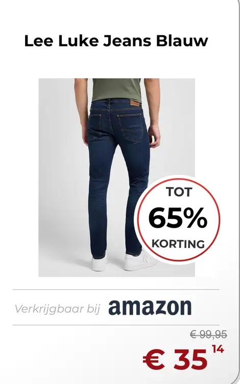 Aanbieding: Luke Jeans Blauw
