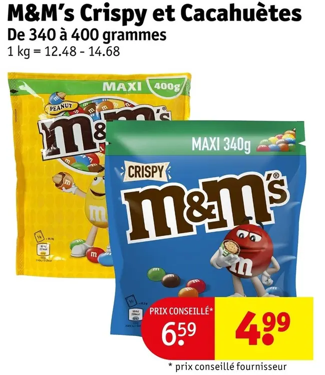 Offre: Crispy et Cacahuètes