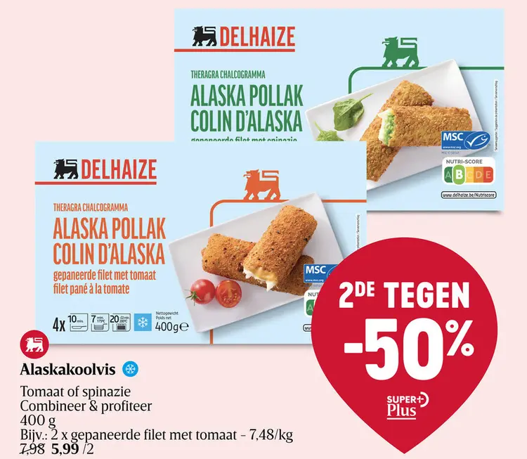 Aanbieding: Koolvis | Alaska | Tomaat